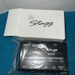 Stagg SDI-ST 2-Channel Passive DI Box with Mono/Stereo Switch New In Box
