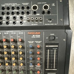 TASCAM M-1024 24-Channel Stage Mixer Console 4-Bus Phantom Power