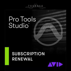 Pro Tools Studio 1-Year Subscription RENEWAL – TOURACK
