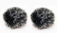 2 Pcs Lavalier Wind Muffs, 0.4Inch – Essential Accessory for Clear Outdoor Audio