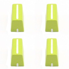 4pcs Fader Knob Cap For Pioneer DDJ-SX SZ Rane 61 62 64 68 Denon Numark (Green2)