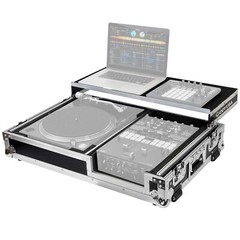 Odyssey FZGS1BM10W Flight Glide Style Universal Single Turntable DJ Coffin Ca…