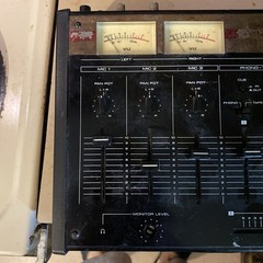Realistic Stereo DJ Mixer Vtg 32-1200B Tested Working See Desc 90s Radio Shack