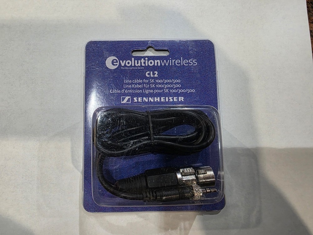 Sennheiser CL2 1/8″ Mini Male Jack to XLR-Female Cable for BeltPack Transmitters