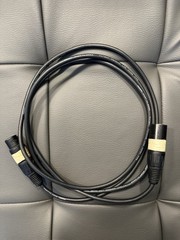 Mogami 2552 Microphone Cable Black/Gold XLR Connectors 6FT