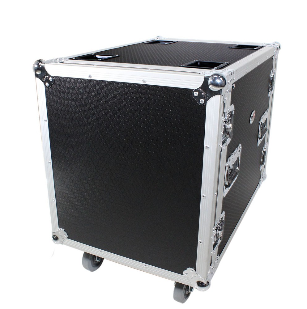 Pro X T-12RSS24 24″ Depth Standard 19″ 12U Rack Case w/ Wheels