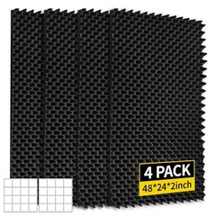 Pack Sound Proof Foam Panels8x2x2 Acoustic Foam Panels Egg Crate Foam for 4