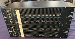 2x DBX 3231L Dual 1/3 Octave Graphic Equalizer w/ rack mount – One Lot