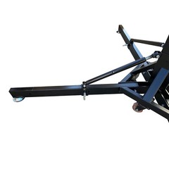 2PCS 2-6M Line Array Speaker Lifting Stand Heavy Duty Hand Crank Lift System