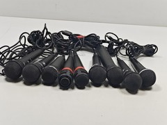 Lot of 9 Untested Microphones – Various Brands & Models, Used