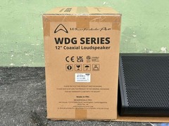 (2) Wharfedale Pro WDG-A12 12″ Active Coaxial Loudspeaker #6195 (THS)