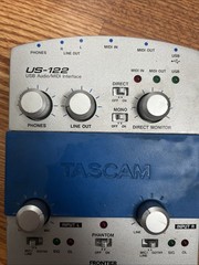 Tascam US-122 USB Audio MIDI Interface DJ Mixer UNIT ONLY
