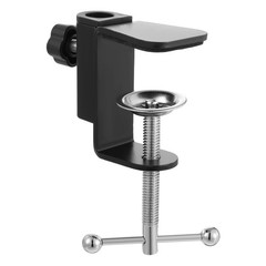 Adjustable C-Clamp Desk Mount for Microphone Boom Arm Holder, Black