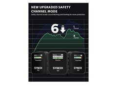SYNCO G2 (A2) Series Digital 2.4GHz 2-Person Wireless Microphone System NEW*Read