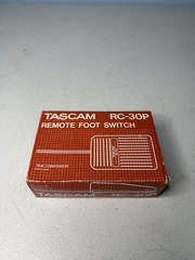 TASCAM RC-30P Remote Punch In/Out Pedal – NEW SEALED