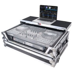 ProX XS-DDJFLX10WLT Pioneer DDJ-FLX10 Case w/ Laptop Shelf 1U Rack Space &Wheels
