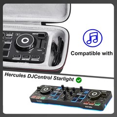 LTGEM DJ Controller Case for Hercules Compact DJ Djcontrol Starlight – Hard Stor