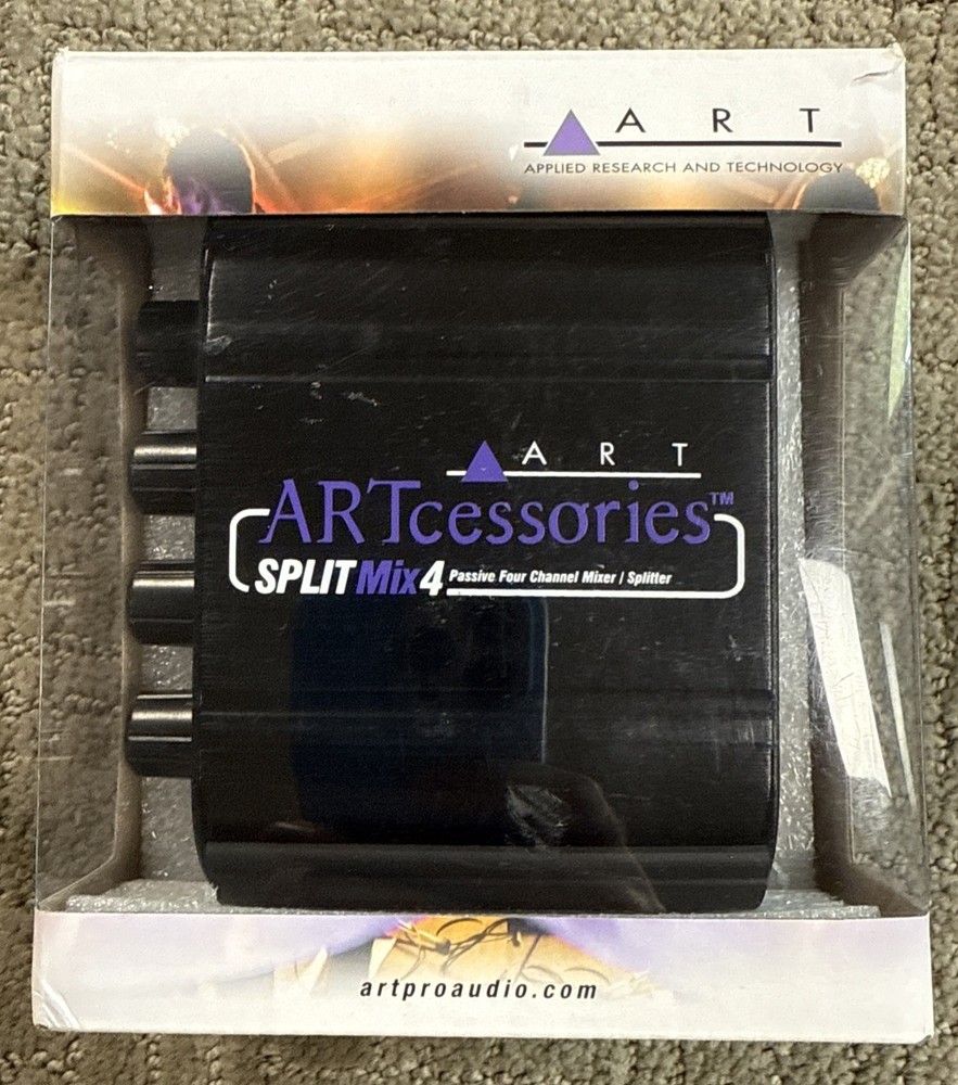 ART SPLITMix4 Passive 4-Channel Mixer / Splitter/ Brand New In Box