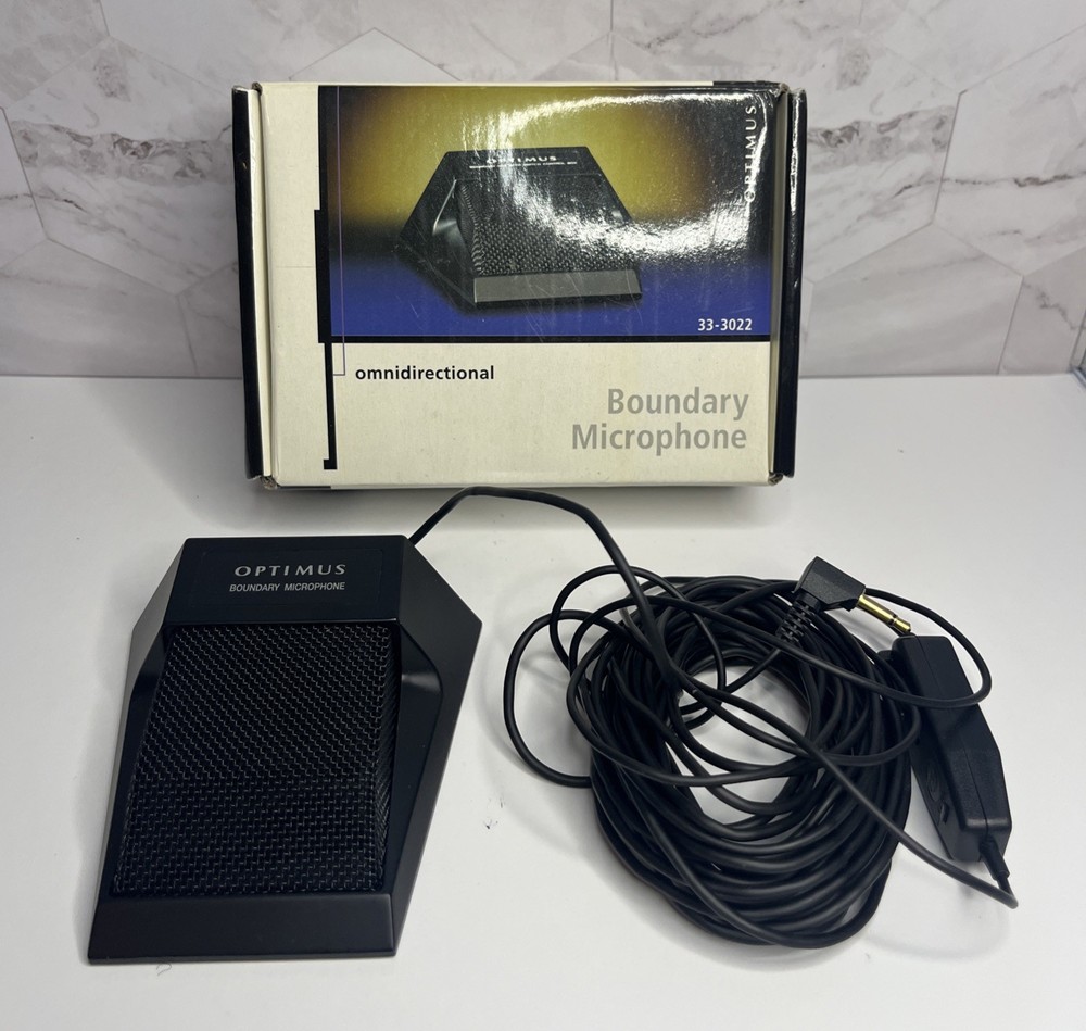 Optimus Omnidirectional High-Sensitivity Boundary Microphone Model 33-3022