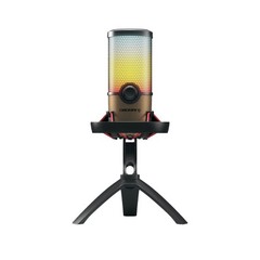 UM 9.0 RGB Pro Microphone High Quality Sound Touch Mute Plug and Play Design