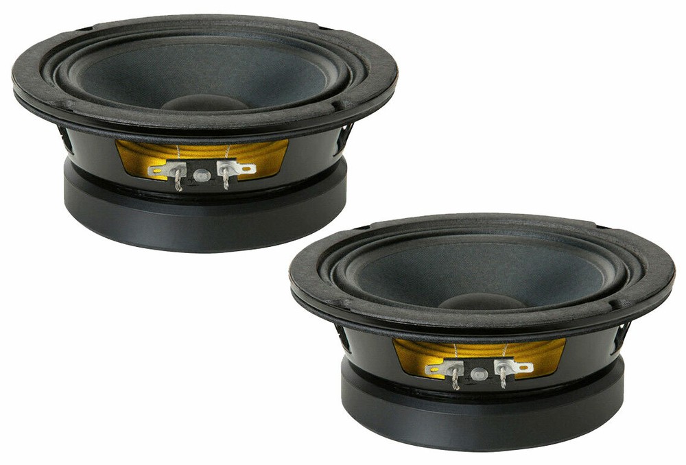 Eminence Alpha-6A 6″ Midrange Woofer Mid-Bass Speaker 8-Ohm 200W Speaker (PAIR)