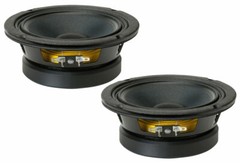 Eminence Alpha-6A 6″ Midrange Woofer Mid-Bass Speaker 8-Ohm 200W Speaker (PAIR)