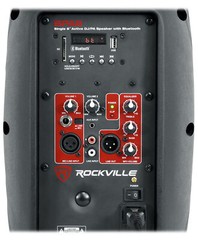 Rockville BPA8 8″ Professional Powered Active 300w DJ PA Speaker w Bluetooth
