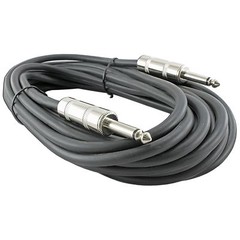 4 pack LOT 50′ ft foot 16 gauge pro audio PA DJ 1/4 amp to speaker cables cord