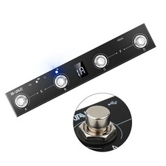 Portable For MIDI Footswitch with 4 Functional Buttons and Long Life