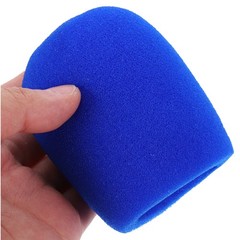 6Pcs Reusable Microphone Sponge Covers Assorted Colors Handheld Mic Windscreens