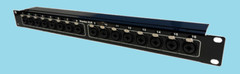 Mamba 16 Combo (XLR/TRS/TS) to 16 Combo (XLR/TRS/TS) 1RU XLR to XLR Patch Bay