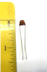 50 – NOS 3/16″ Ceramic Disk „103“ Capacitors .01 mfd