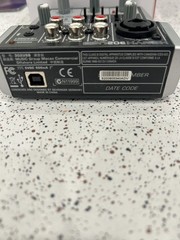 Behringer XENYX302 USB audio interface DAW mixer
