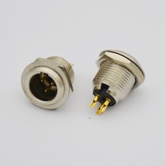 3 pin Mini XLR Audio male Microphone connector