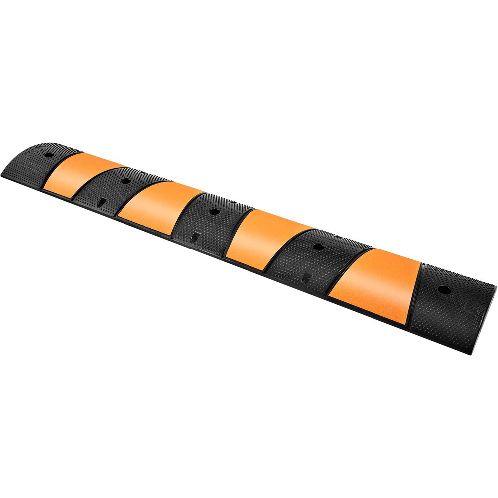 VEVOR Rubber Cable Protector Ramp 6FT speed bump 2 channel