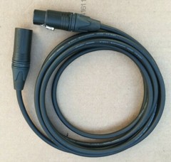 x’FT Mogami 2534 Neutrik Gold XLR-M male to XLR-F Female balance Star Quad Cable