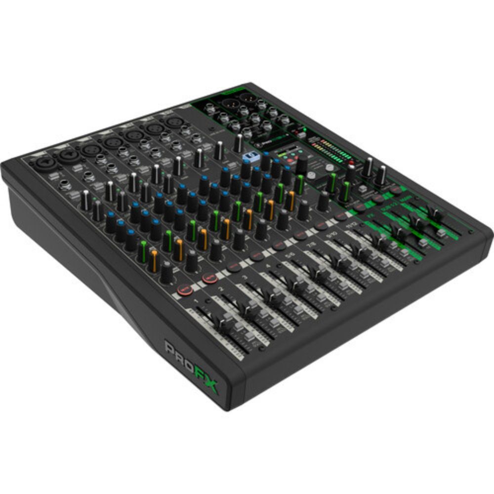 Mackie ProFX12v3+ 12-Channel Analog Mixer with Built-In FX, USB Recording, and B