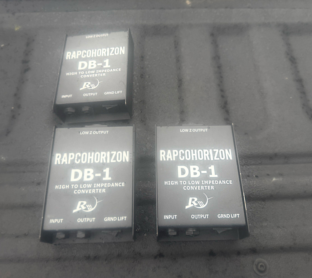 Rapcohorizon DB-1 Single Channel Passive Direct Box – USED – Price is for all 3