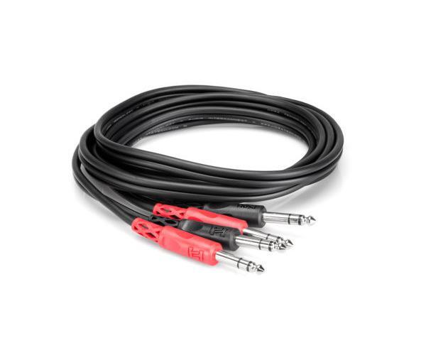 Hosa CSS-202 2m Stereo Interconnect Cable – Dual 1/4″ TRS to Same