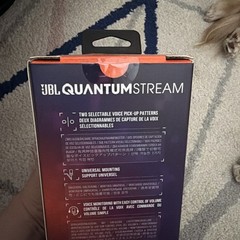 JBL Quantum Stream Microphone USB Dual-Pattern Mic for Streaming – SEALED NEW