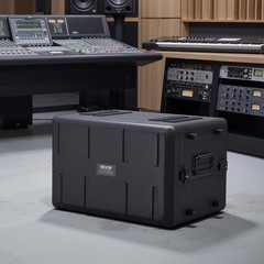VEVOR 6U Rack Case, 12 in Depth, Rackmount Flight 6U- 8.7 Internal Depth