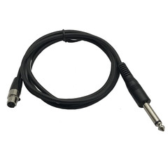1/4 Inch Male to 3 Pin Mini XLR Female Electric Guitar Bass Instrument Cable Wir