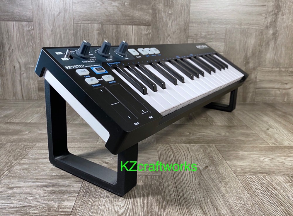 Stand for Arturia KEYSTEP 32 Controller – BLACK – Angled & Raised – US Seller