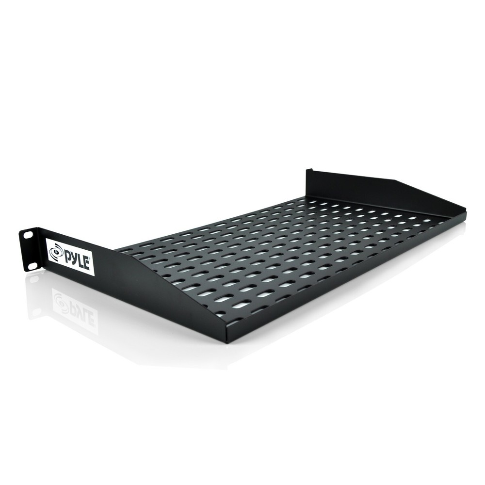 NEW Pyle 1U Server Rack Shelf Universal Device Mounting Tray PLRSTN14U