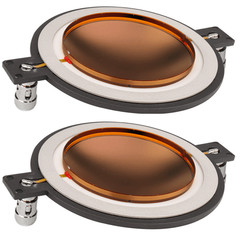 2PCS Diaphragm Replacement 74.5mm Titanium Coil Driver 8 ohm Speaker