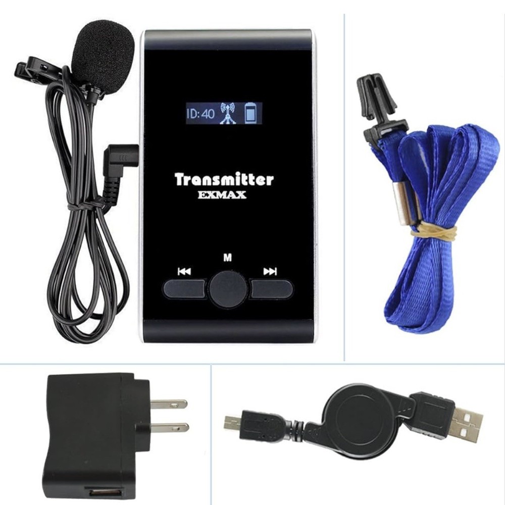 EXMAX ATG-100T 195MHz One Unit Transmitter for Wireless Tour Guide System