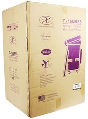 Pro X TOV T-16MRSS 16U Straight +10U Slanted DJ Rack Flight Case w/Wheels 3/8″