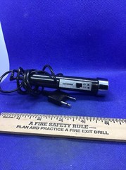 Vintage Hand Held Dynamic Microphone 6ft Cord Gray Black 4in Small UNTESTED S6