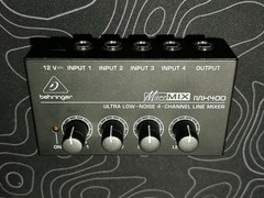 Behringer MX400 MicroMix Ultra Low Noise 4-Channel Line Mixer