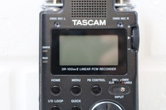 TASCAM DR-100MK2 Portable Linear PCM Audio Recorder w/PS-P250 AC Adapter Working